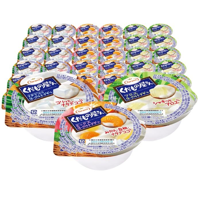 Amazon.co.jp: たらみ くだもの屋さんゼリー ヨーグルトアソート 160g